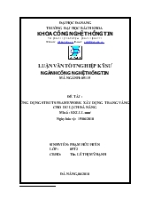 Luận văn Ứng dụng Struts FrameWork xây dựng trang vàng cho du lịch Đà Nẵng