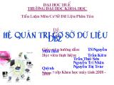Tiểu luận Hệ quản trị cơ sở dữ liệu DB2