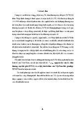 Đề tài Các nguyên tắc của tổ chức thương mại thế giới (WTO) và cơ hội, thách thức của Việt Nam khi gia nhập WTO