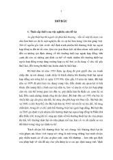 Đề tài Chế định bồi thường thiệt hại trong trường hợp sức khỏe và tính mạng bị xâm phạm - Lý luận và thực tiễn
