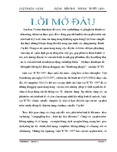 Đề tài Nghiên cứu và phân tích những điều chỉnh của luật Tổ chức tín dụng 2010 so với luật tổ chức tín dụng 1997