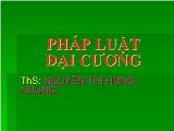 Đề tài Pháp luật đại cương - Powerpoint