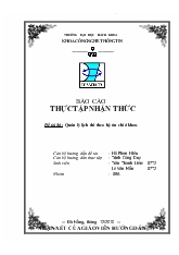 Đề tài Quản lý lịch thi theo hệ tín chỉ ở khoa
