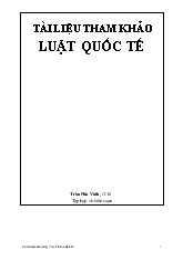 Đề tài Tập hợp các văn bản về Luật quốc tế