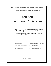 Đề tài Tìm hiểu mạng VPN và ứng dụng của VPN Layer 3
