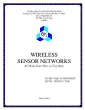Đề tài Wireless Sensor Networks - Kỹ thuật, giao thức và ứng dụng
