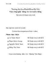 Đề tài Xử lý ảnh