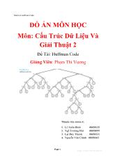 Đồ án Huffman Code