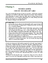 Đồ án Mã hóa khối chuẩn mã hóa dữ liệu