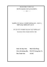 Đồ án Nghiên cứu mạng cảm biến không dây WSN và những đặc điểm lớp vật lý