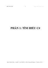 Đồ án Phát triển ứng dụng cơ sở dữ liệu với C# và Net Framework