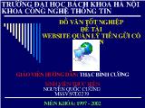 Đồ án Quản lý tiền gửi có kỳ hạn (Slide)
