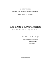Đồ án Thiết kế Website khoa Điện tử - Tin học