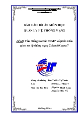 Đồ án Tìm hiểu giao thức SNMP và phần mềm giám sát hệ thống mạng Colasoft Capsa 7