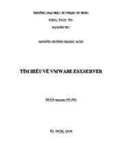 Đồ án Tìm hiểu về VMWare ESX Server