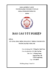 Đồ án Xây dựng cổng thông tin quản lý thông tin sinh viên trường Đại học Hàng Hải