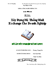 Đồ án Xây dựng hệ thống Mail Exchange cho doanh nghiệp