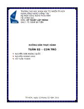 Hướng dẫn thực hành Bài tập lớn Quản lý thư viện