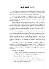 Khóa luận Tìm hiểu một số phương pháp nhận dạng tiếng nói và xây dựng hệ nhận dạng tiếng nói các chữ số bằng tiếng Việt bằng mạng nơron trên môi trường Matlab