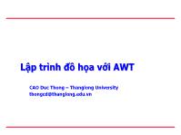 Lập trình đồ họa với AWT