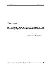 Luận án Cơ sở toán học trong đồ hoạ máy tính