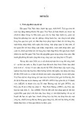 Luận văn Cơ sở lý luận đổi mới tổ chức hải quan theo mô hình hải quan hiện đại ở Việt Nam hiện nay