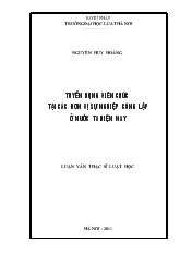Luận văn Tuyển dụng viên chức tại các đơn vị sự nghiệp công lập ở nước ta hiện nay