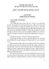Tiểu luận Tìm hiểu pháp luật tố tụng dân sự