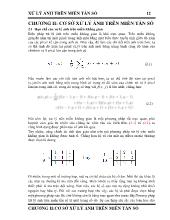 Xử lý ảnh trên miền tần số - Chương II: Cơ sở xử lý ảnh trên miền tần số