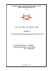 Báo cáo Xây dựng web site bán hàng điện tử trực tuyến