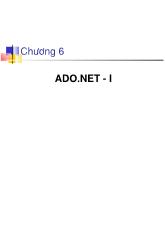 Chuyên đề về Ado- net