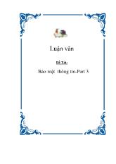 Đề tài Bảo mật thông tin Part 3