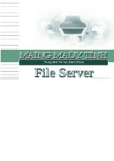 Đề tài Mạng máy tính File Server