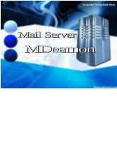 Đề tài Mạng máy tính Mail Server MDeamon