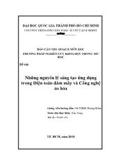 Đề tài Những nguyên lý sáng tạo ứng dụng trong Điện toán đám mây và Công nghệ ảo hóa