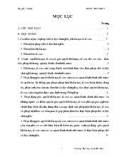 Đề tài Phân tích vai trò của khiếu nại, tố cáo và giải quyết khiếu nại, tố cáo đối với việc đảm bảo pháp chế trong qu