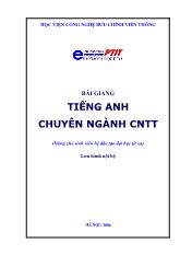 Đề tài Tiếng Anh chuyên ngành công nghệ thông tin ( lý thuyết)