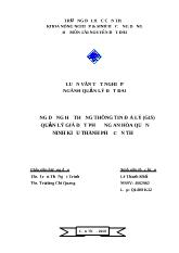 Đề tài Ứng dụng hệ thống thông tin địa lý (gis) quản lý giá đất phường an hòa quận Ninh Kiều thành phố Cần Thơ