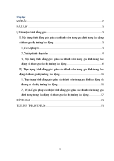 Đề tài Vấn đề bình đẳng giới giữa các thành viên trong gia đình trong lao động và tham gia vào thị trường lao động