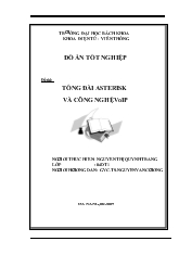 Đồ án Tổng đài Asterisk và công nghệ Voip