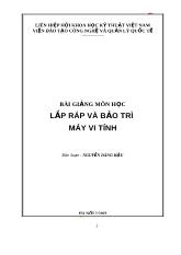 Giáo trình sửa chữa lắp máy vi tính