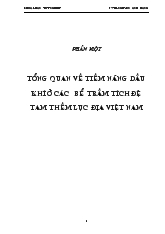 Khóa luận Tổng quan về bẫy chứa dầu khí ở các bể trầm tích đệ tam thềm lục địa nam Việt Nam