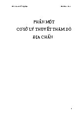 Khóa luận Ứng dụng phương pháp địa chấn trong tìm kiếm thăm dò dầu khí