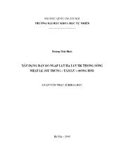 Luận văn Xây dựng bản đồ ngập lụt hạ lưu hệ thống sông nhật lệ( Mỹ Trung – Tám Lu – Đồng Hới)