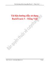 Tài liệu hướng dẫn sử dụng Back Track 5 tiếng Việt