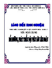 Đề tài Bồi dưỡng phát triển đội viên lớn lên Đoàn