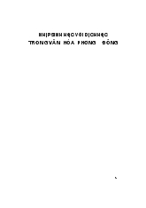 Đề tài Nhịp sinh học với dịch học trong văn hóa phương Đông