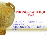 Đề tài Xây dựng phong cách và chiến lược học tập cho học sinh - Sinh viên