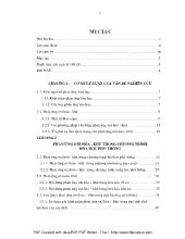 Khóa luận Nghiên cứu phản ứng oxi hoá - Khử trong chương trình hoá học phổ thông