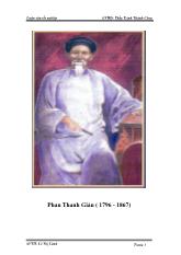 Luận văn Phan Thanh Giản - Cuộc đời và sự nghiệp